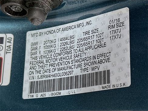 Used 2016 Honda CR-V SE image 30