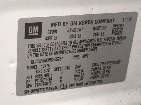 Certified 2022 Chevrolet Trax LT w/ LT Convenience Package image 32