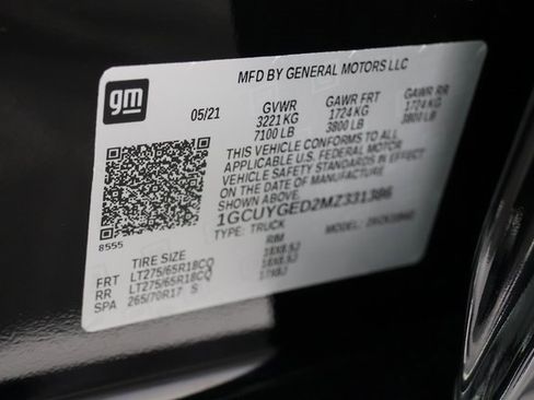 Used 2021 Chevrolet Silverado 1500 LTZ w/ Technology Package image 28