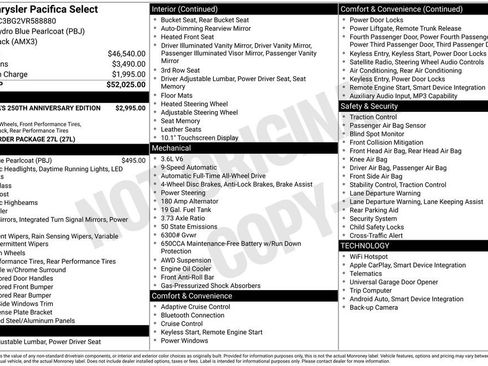 New 2027 Chrysler Pacifica Select AWD/4WD image 3