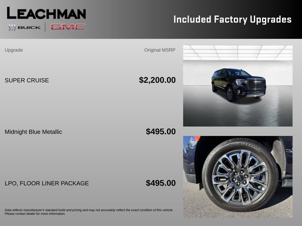 Used 2023 GMC Yukon XL Denali Ultimate w/ LPO, Floor Liner Package AWD/4WD image 10