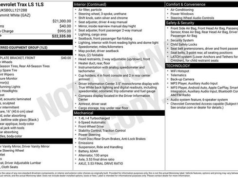 Used 2020 Chevrolet Trax LS FWD image 10