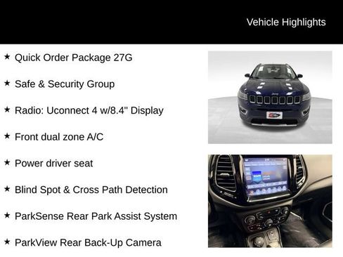 Used 2018 Jeep Compass Limited w/ Safe & Security Group AWD/4WD image 16