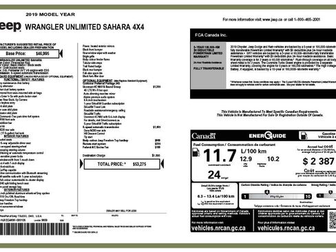 Used 2019 Jeep Wrangler Unlimited Sahara w/ Uconnect 4C Nav & Sound Group image 4