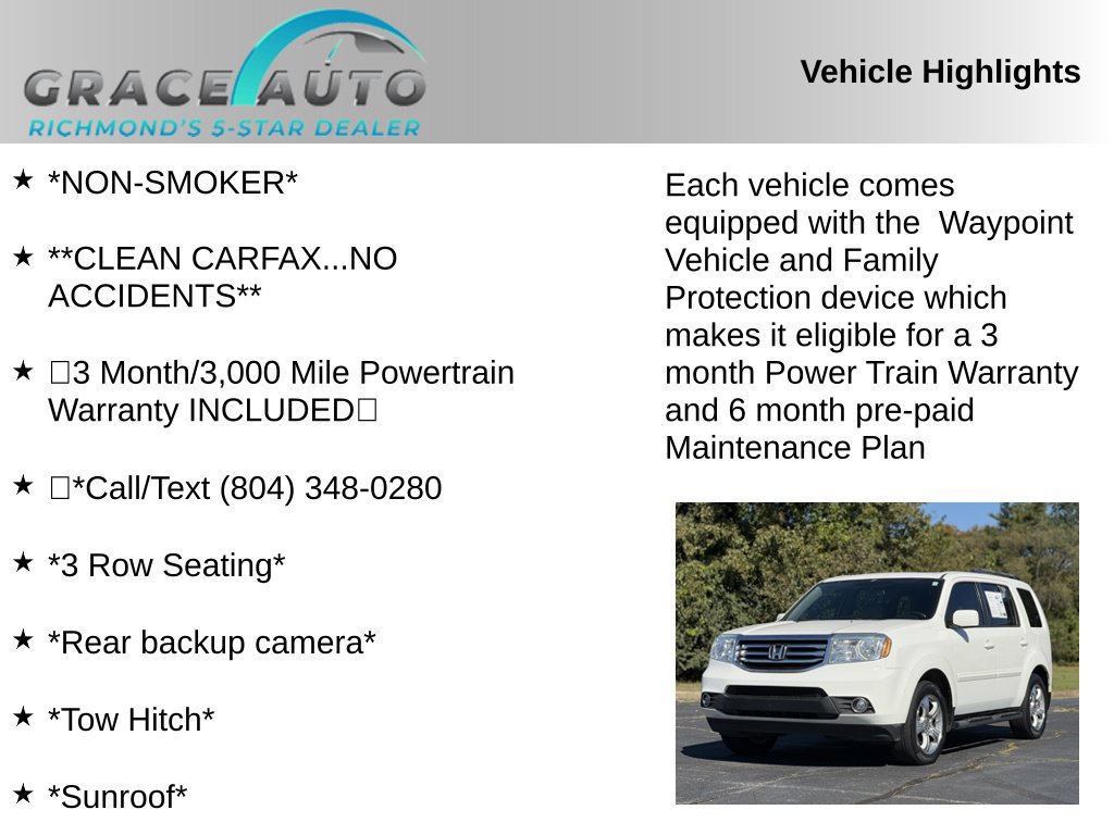 Used 2013 Honda Pilot EX-L image 2