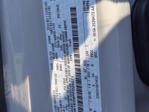 Certified 2023 Ford F150 Lariat w/ Equipment Group 502A High image 42