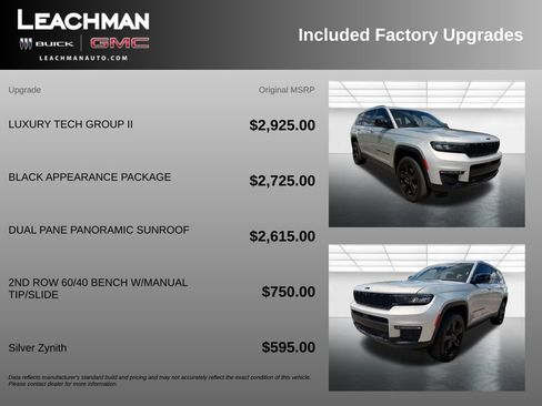 Used 2024 Jeep Grand Cherokee L Limited w/ Luxury Tech Group II AWD/4WD image 11