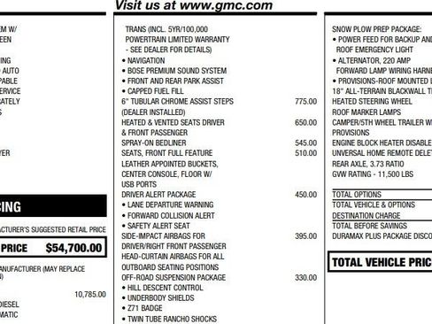 Used 2019 GMC Sierra 3500 SLT w/ Duramax Plus Package image 2