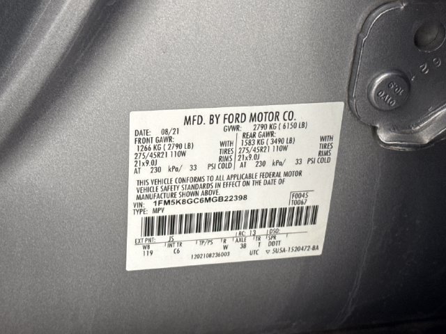 Used 2021 Ford Explorer ST w/ Equipment Group 401A AWD/4WD image 28