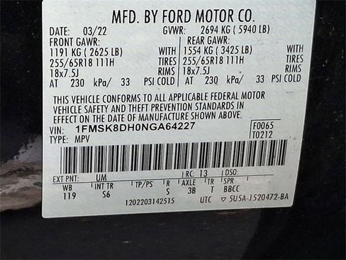Certified 2022 Ford Explorer XLT w/ Equipment Group 202A image 27
