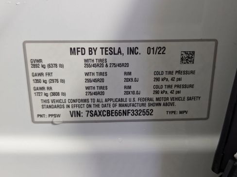 Used 2022 Tesla Model X Plaid image 62