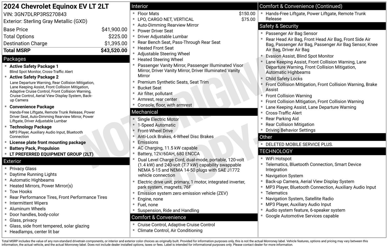 Used 2024 Chevrolet Equinox EV LT FWD image 7