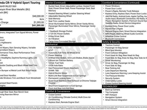 Certified 2024 Honda CR-V Sport Touring image 36