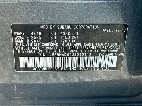 Used 2018 Subaru Legacy 2.5i Premium w/ Moonroof Package image 31