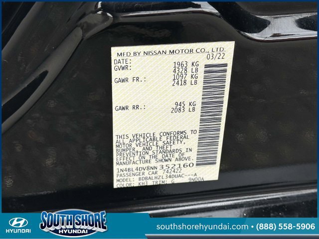 Used 2022 Nissan Altima 2.5 SV w/ SV Premium Package FWD image 40