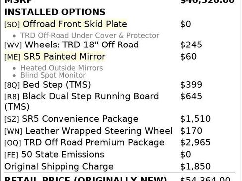 Used 2023 Toyota Tundra SR5 w/ TRD Off-Road Premium Package image 6