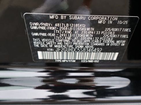 Certified 2025 Subaru Crosstrek 2.5i Premium AWD/4WD image 45