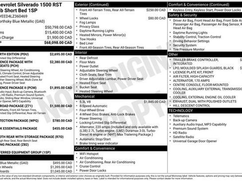 Used 2020 Chevrolet Silverado 1500 RST w/ True North Edition AWD/4WD image 32