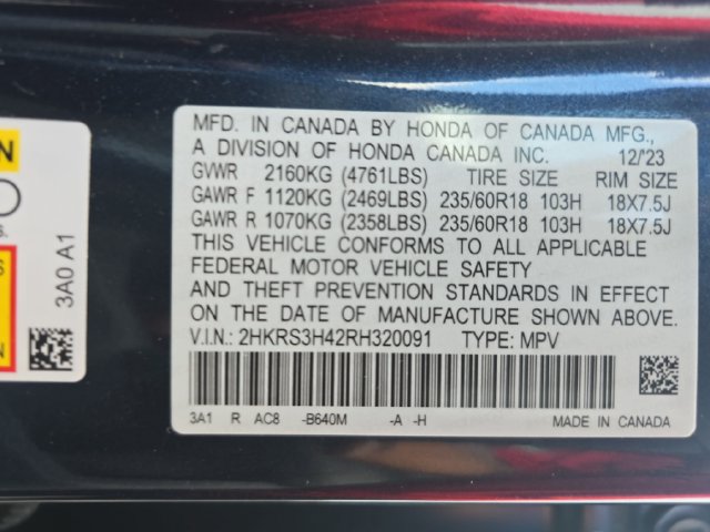 Used 2024 Honda CR-V EX image 34