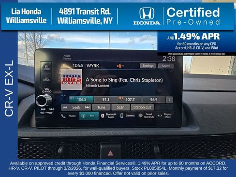 Certified 2023 Honda CR-V EX-L image 20