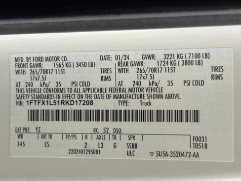 Used 2024 Ford F150 XL AWD/4WD image 62