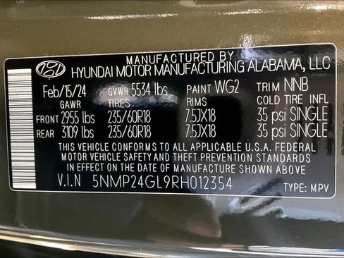 Certified 2024 Hyundai Santa Fe SEL FWD image 32
