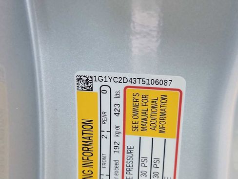 New 2026 Chevrolet Corvette Stingray Premium Cpe w/ Z51 Performance Package image 21