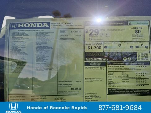 New 2026 Honda CR-V EX image 25