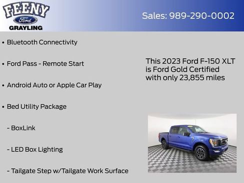 Certified 2023 Ford F150 XLT w/ Equipment Group 302A High AWD/4WD image 8