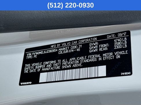 Used 2018 Volvo V60 T5 Dynamic w/ Vision Package image 41