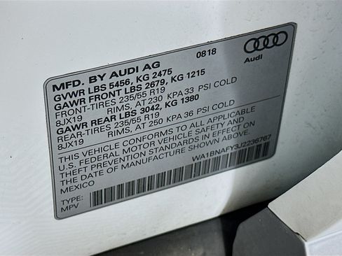 Used 2018 Audi Q5 2.0T Premium Plus w/ Premium Plus Package AWD/4WD image 12