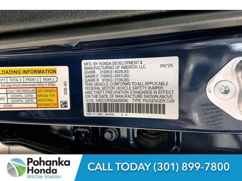 New 2025 Honda Accord Hybrid EX-L image 21