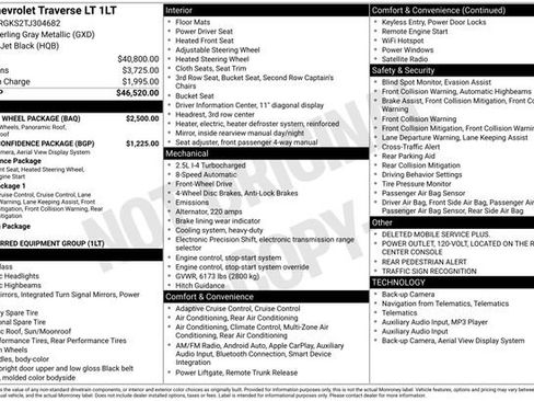 New 2026 Chevrolet Traverse LT w/ Sun and Wheel Package image 4