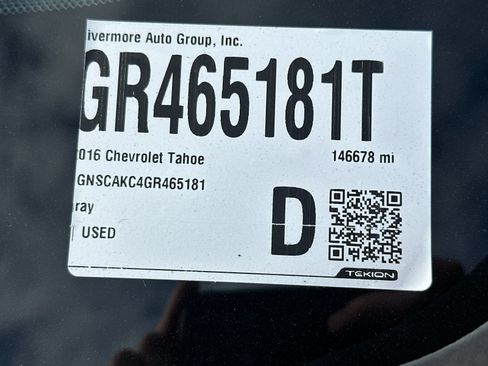 Used 2016 Chevrolet Tahoe LS RWD image 2