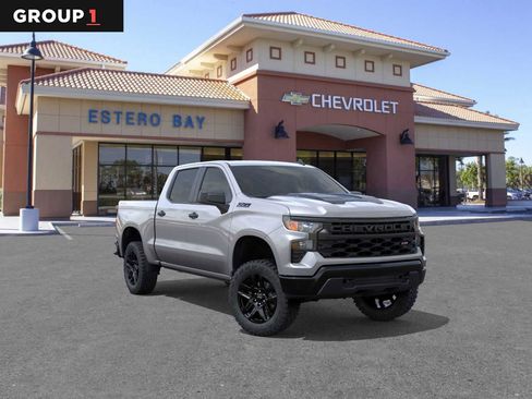 New 2026 Chevrolet Silverado 1500 Custom Trail Boss w/ Dark Appearance Package AWD/4WD image 1