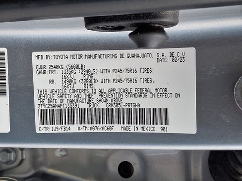 Certified 2023 Toyota Tacoma SR AWD/4WD image 26