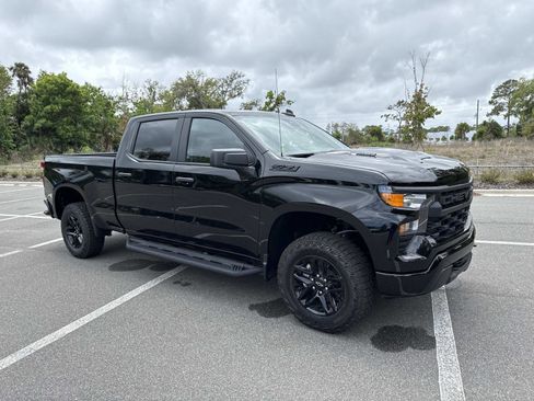 New 2026 Chevrolet Silverado 1500 Custom Trail Boss w/ Midnight Edition AWD/4WD image 1
