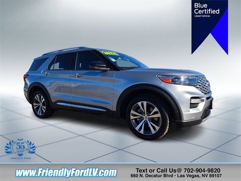 Certified 2020 Ford Explorer Platinum w/ Premium Technology Package image 1