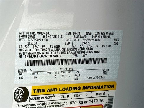 Used 2024 Ford Expedition Max Limited image 37