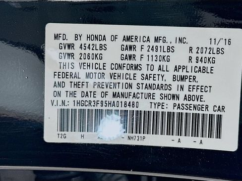 Used 2017 Honda Accord Touring image 33