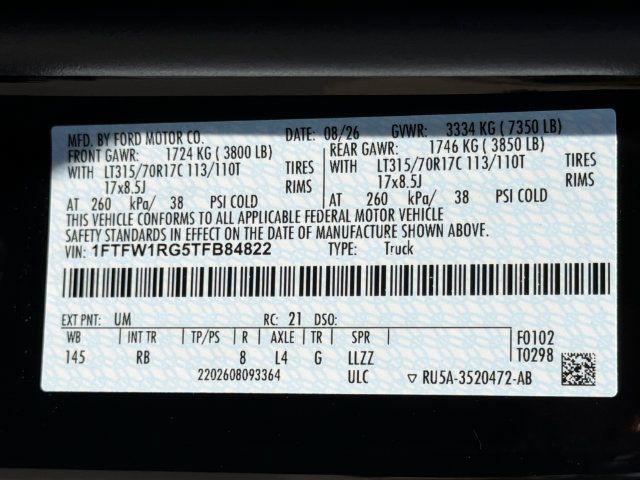 New 2026 Ford F150 Raptor AWD/4WD image 38