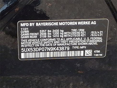 Used 2022 BMW X3 xDrive30i w/ Premium Package 2 image 28