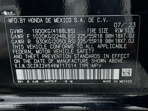 Used 2024 Honda HR-V Sport image 12