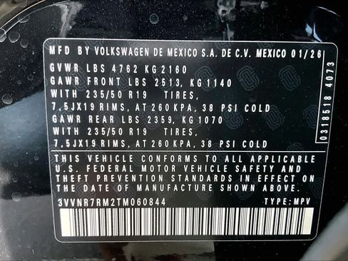 New 2026 Volkswagen Tiguan SE image 18