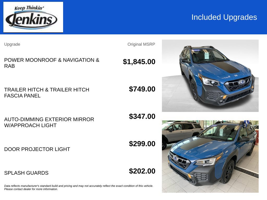 Used 2025 Subaru Outback Wilderness AWD/4WD image 4