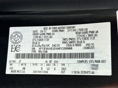 Used 2017 Ford F150 Lariat w/ Equipment Group 502A Luxury image 22