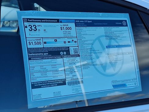 New 2026 Volkswagen Jetta Sport image 19