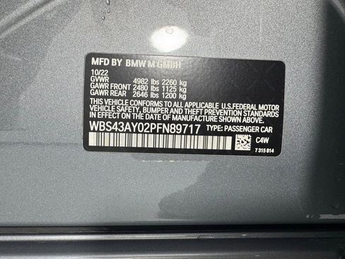 Used 2023 BMW M3 Competition w/ Executive Package AWD/4WD image 10
