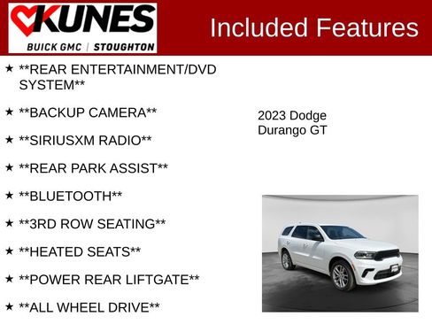 Used 2023 Dodge Durango GT AWD/4WD image 2