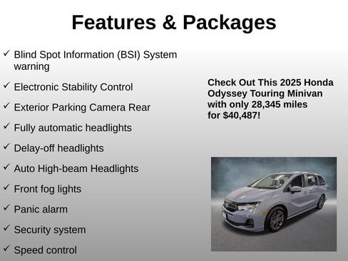 Certified 2025 Honda Odyssey Touring image 24